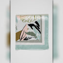 A218-V • Tropical Abstract Silky Square Bandana Scarf