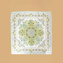 A218-W • Paisley Mint Silky Bandana Scarf