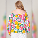 A161 • Kokomo Floral Off Shoulder Blouse