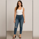 A195 • KUT High Rise Button Fly Skinny Jeans