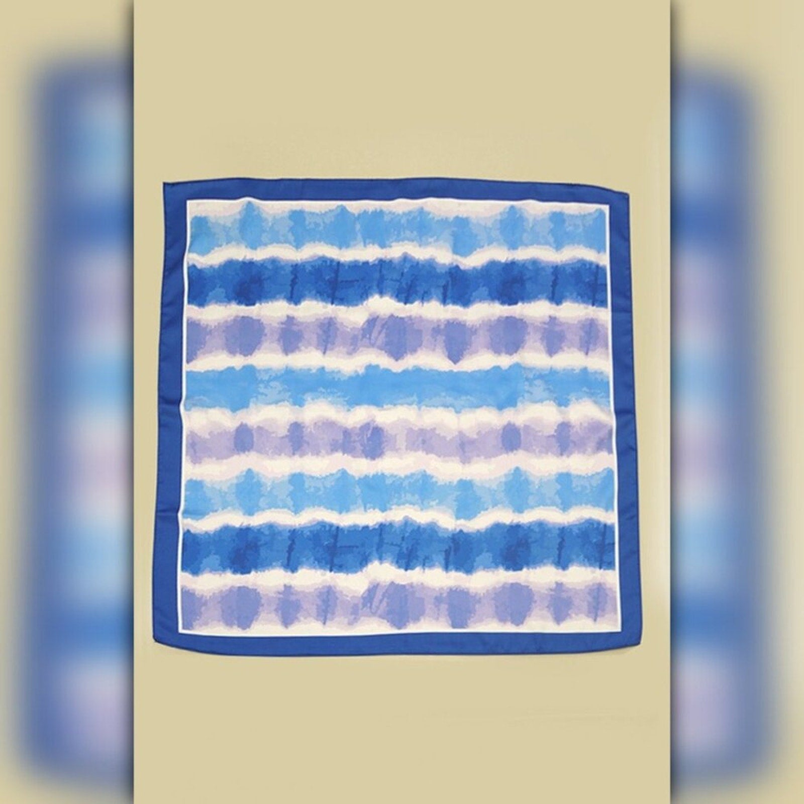 A218-C • Ocean Breeze Tie Dye Silky Bandana Scarf