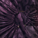 A041 • Purple Leopard Satin Midi Dress