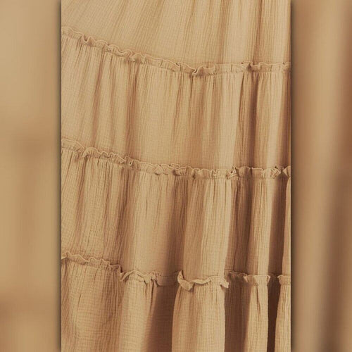A023 • Charlie Holiday Senorita Tiered Gauze Maxi Dress