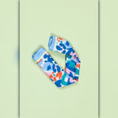 A218-E • Bold Abstract Leopard Silky Bandana Scarf