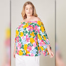 A161 • Kokomo Floral Off Shoulder Blouse
