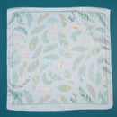 A218-A • Soft Breeze Leaf Print Silky Bandana Scarf