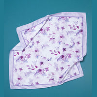 A218-K  • Lavender Bloom Silky Bandana Scarf