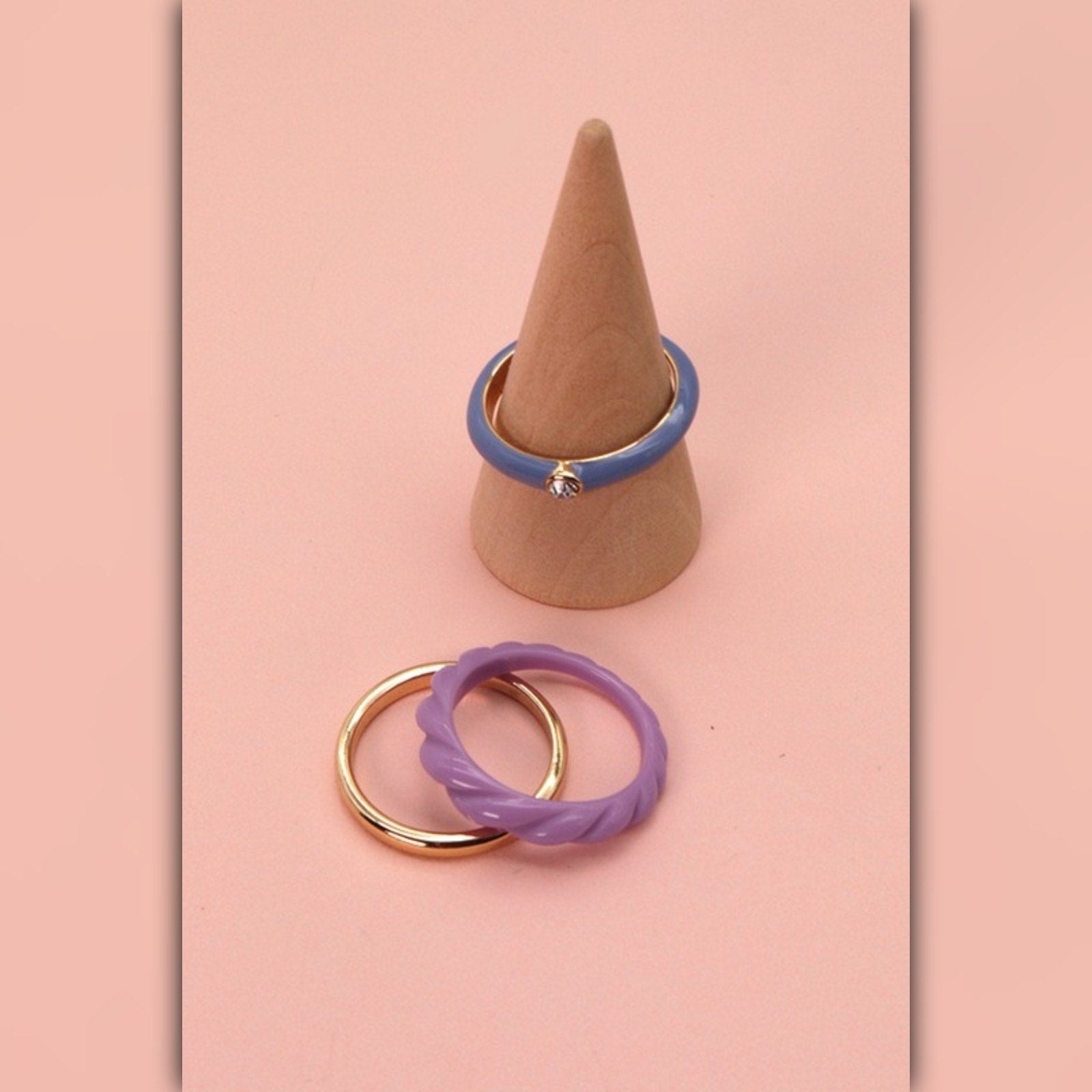 A500 • Color Pop Trio Stackable Ring Set