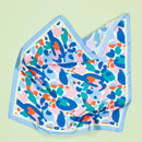 A218-E • Bold Abstract Leopard Silky Bandana Scarf