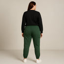 A307 • Forest Green Essential Cargo Jogger Pants