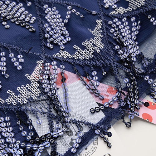 A181 • Sequin Fringe Party Mini Skirt