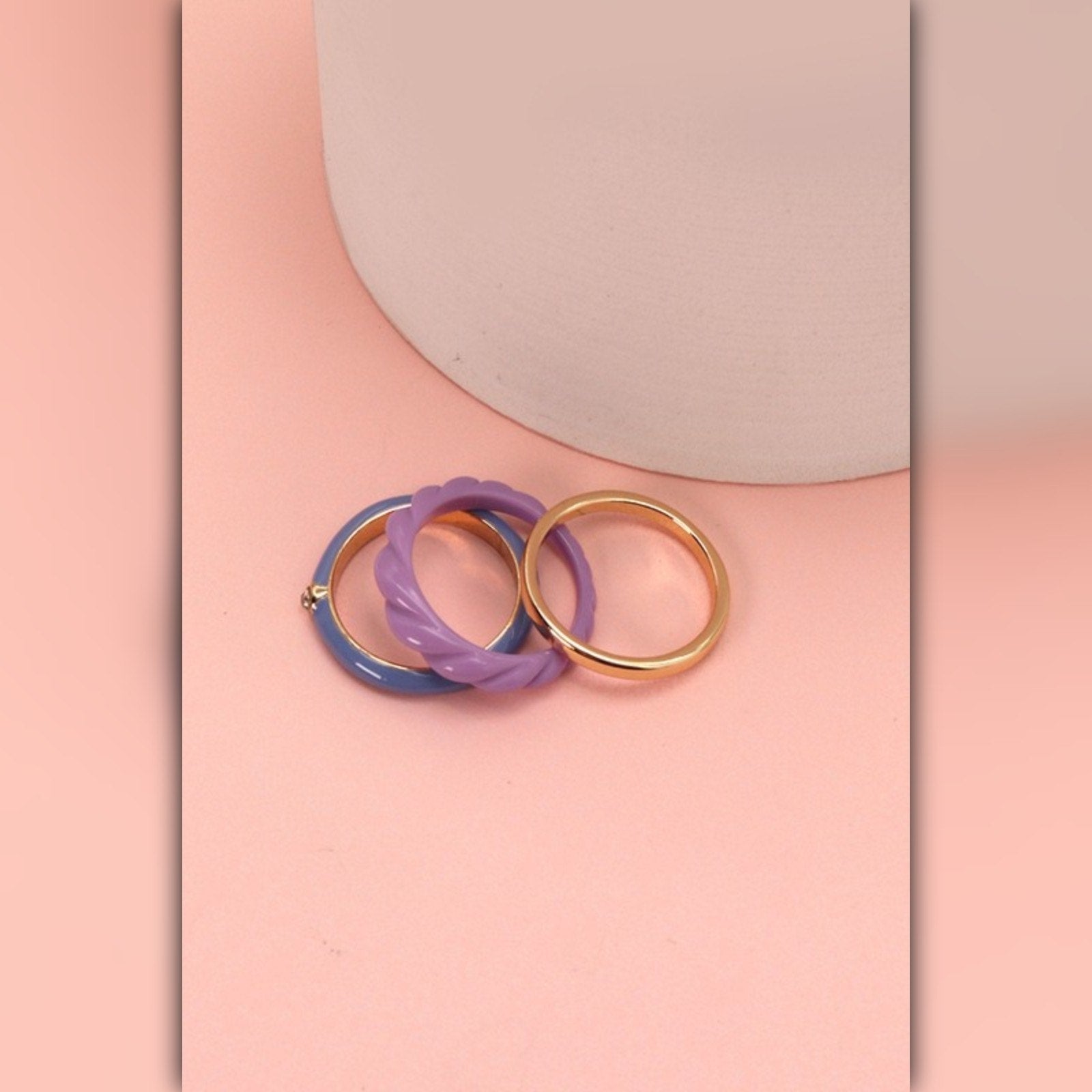 A500 • Color Pop Trio Stackable Ring Set